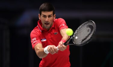 An Australian government request to delay Novak Djokovic's visa hearing by two days has been rejected. Djokovic is seen here on November 27