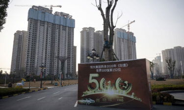 Embattled Chinese property developer Evergrande suspended trading in Hong Kong on January 3