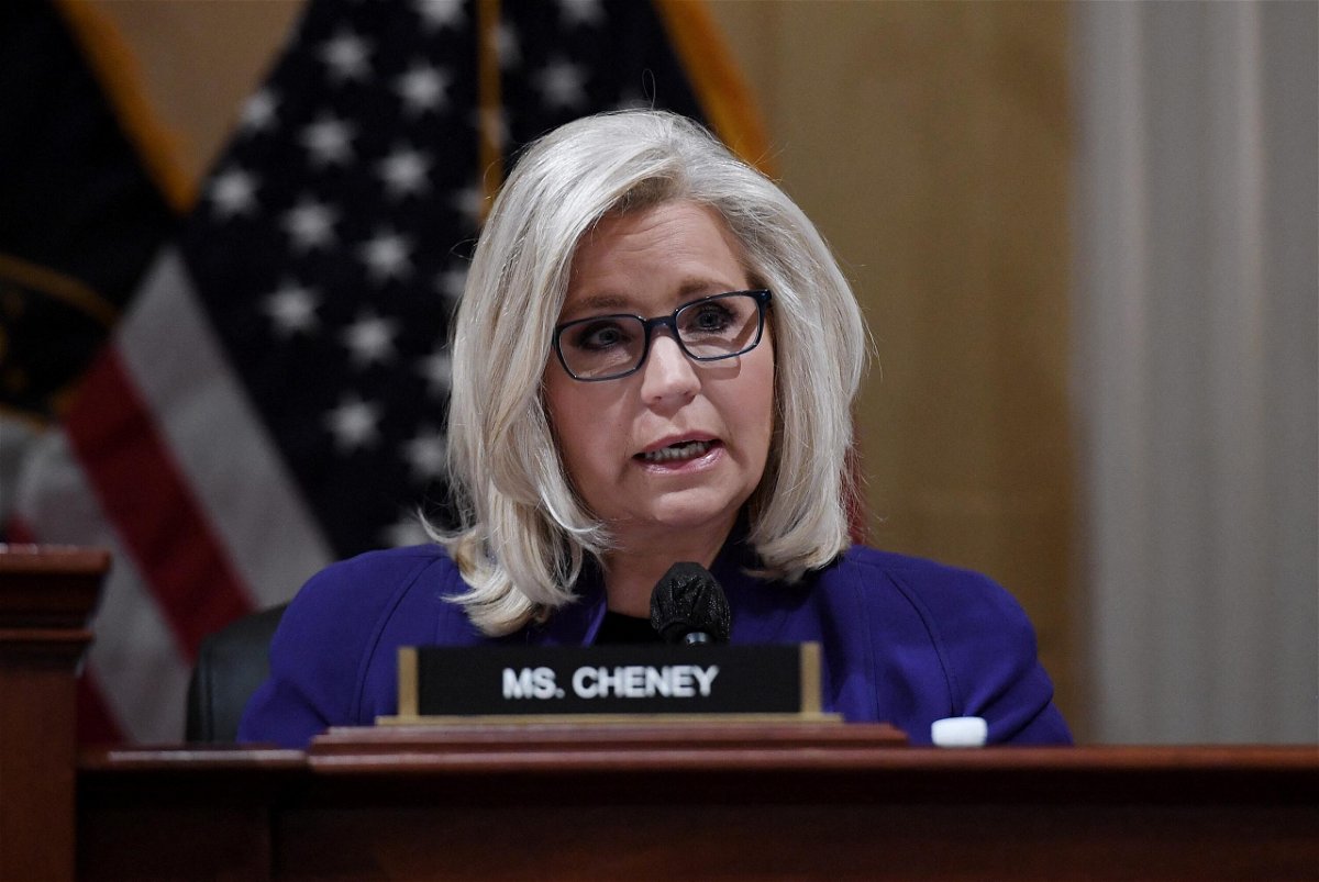 <i>OLIVIER DOULIERY/AFP/Getty Images</i><br/>Rep. Liz Cheney