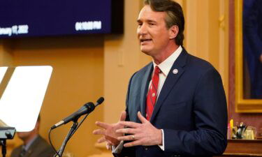 Virginia Gov. Glenn Youngkin delivers his State of the Commonwealth address before a joint session of the Virginia General Assembly on Monday