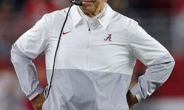 University of Alabama football coach Nick Saban urges the West Virginia Democrat