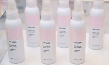 A general view at Glossier Pop-Up Shop at Nasty Gal Santa Monica on June 4