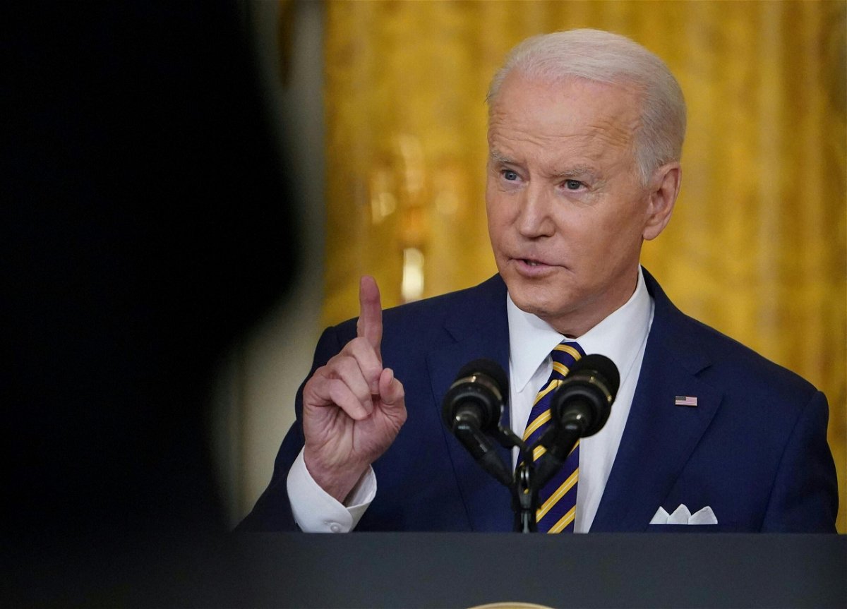 <i>MANDEL NGAN/AFP/Getty Images</i><br/>President Joe Biden on Wednesday said firmly that Vice President Kamala Harris will be his running mate should he run for reelection in 2024.