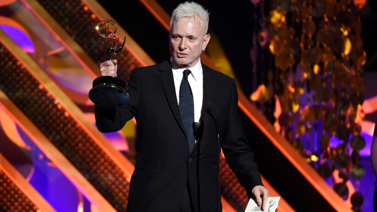 <i>Chris Pizzello/Invision/AP</i><br/>Anthony Geary accepts the award for outstanding lead actor in a drama series for 
