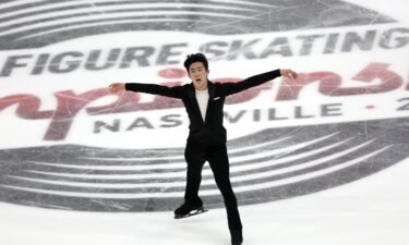 Chen produced a dazzling performance in the men's short program at the US figure skating championships.