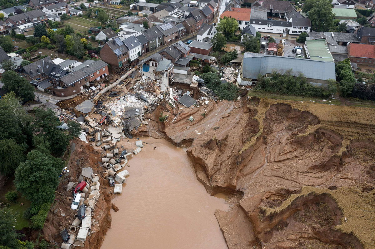 <i>Sebastien Bozon/AFP/Getty Images</i><br/>An area in the Blessem district of Erftstadt