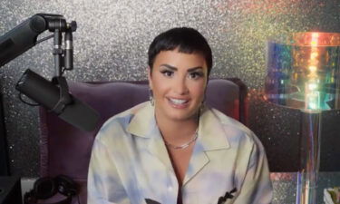 Demi Lovato debuted a tattoo of a big spider on their shaved head.