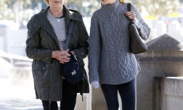 Actress Nicole Kidman (right) is back in Australia to care for her mother Janelle Kidman.