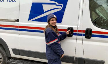 Kayla Berridge has been a mail carrier for four years