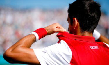 Novak Djokovic sponsor Lacoste wants to 'review' Australia events with tennis star. Djokovic is seen here at the Fever-Tree Championship at the Queen's Club