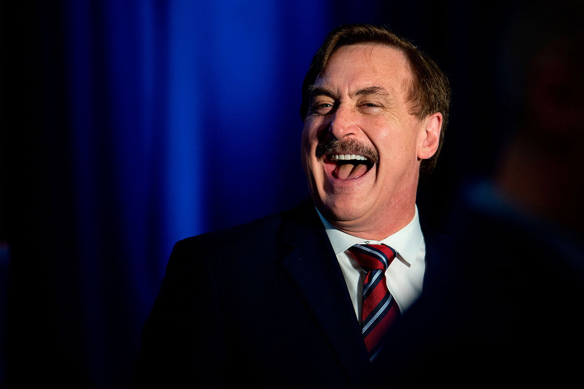 <i>Jim Watson/AFP/Getty Images</i><br/>Mike Lindell and other right-wing figures have pushed falsehoods about the 2020 election.