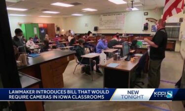 An Iowa lawmaker is calling for cameras to be placed in all Iowa classrooms.