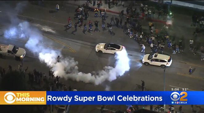 Super Bowl 2022: Los Angeles erupts in celebration after LA Rams NFL win,  Vs Cincinnati Bengals, 'violent and disruptive'