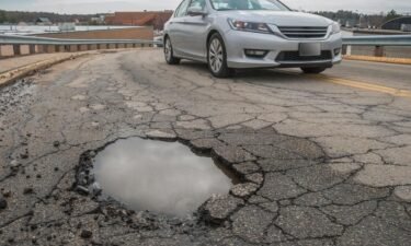 States with the most pothole complaints