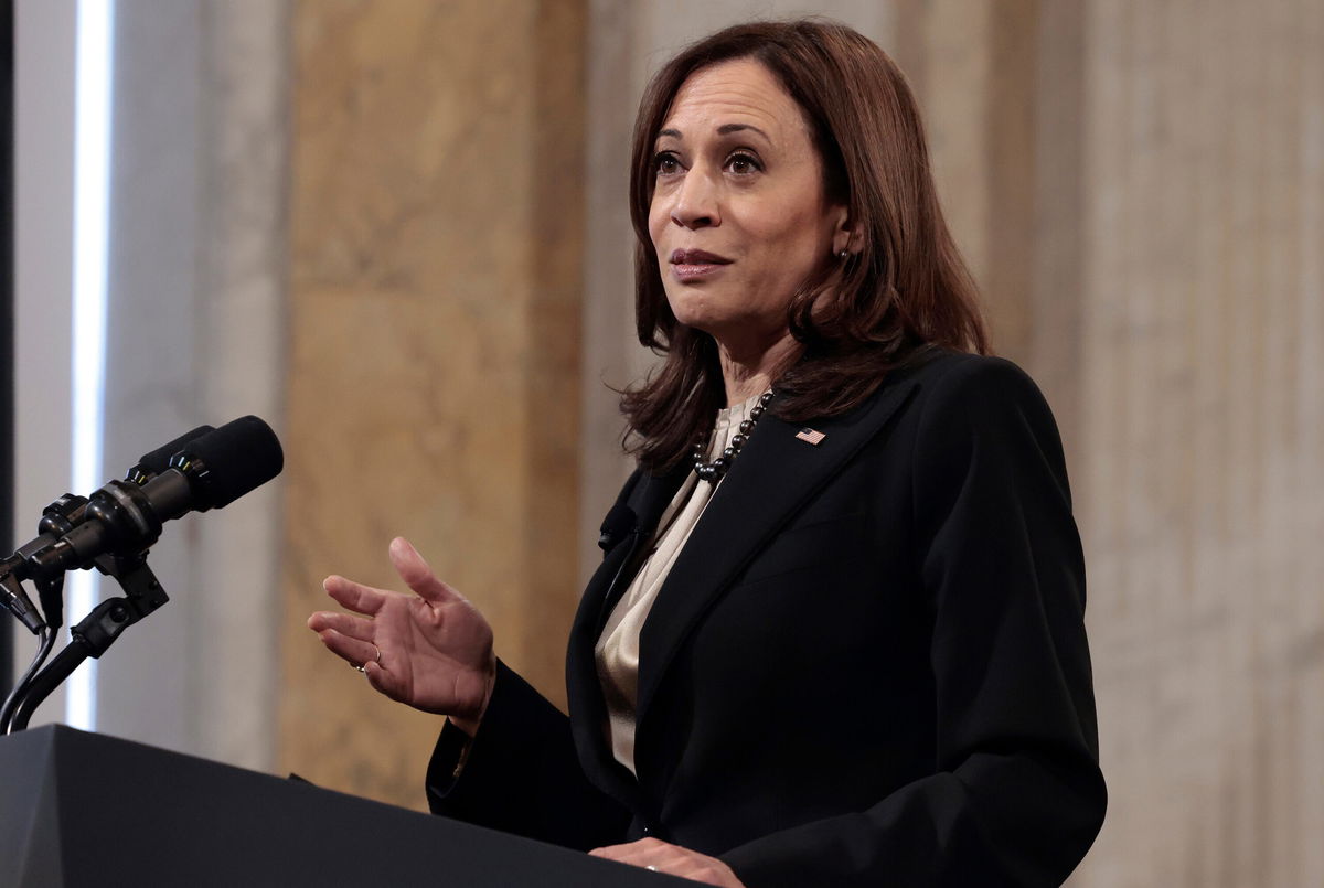 <i>Anna Moneymaker/Getty Images</i><br/>Vice President Kamala Harris will meet with Ukrainian President Volodymyr Zelensky this weekend.