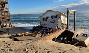 The home stood in the village of Rodanthe