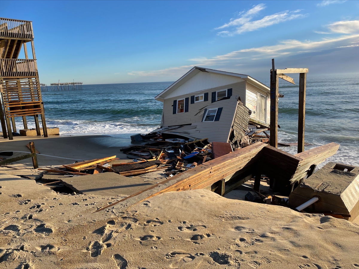 <i>Cape Hatteras National Seashore/NPS</i><br/>The home stood in the village of Rodanthe