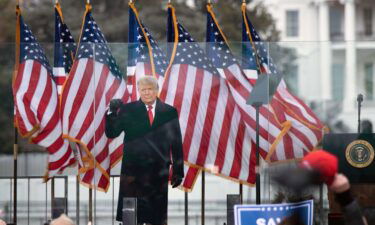 Donald Trump's pledged last week to pardon the January 6 rioters while teasing a 2024 presidential run. Trump here speaks to supporters on January 6