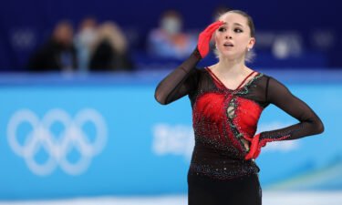 Valieva won her first Olympic gold medal in the figure skating team event at Beijing 2022.