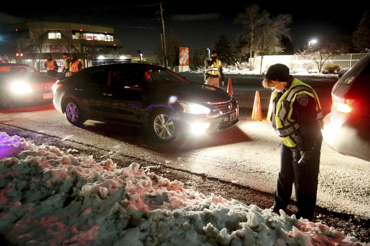 <i>Laura Seitz/The Deseret News/AP FILE</i><br/>The Unified Police Department conducts an Administrative DUI checkpoint in Salt Lake City