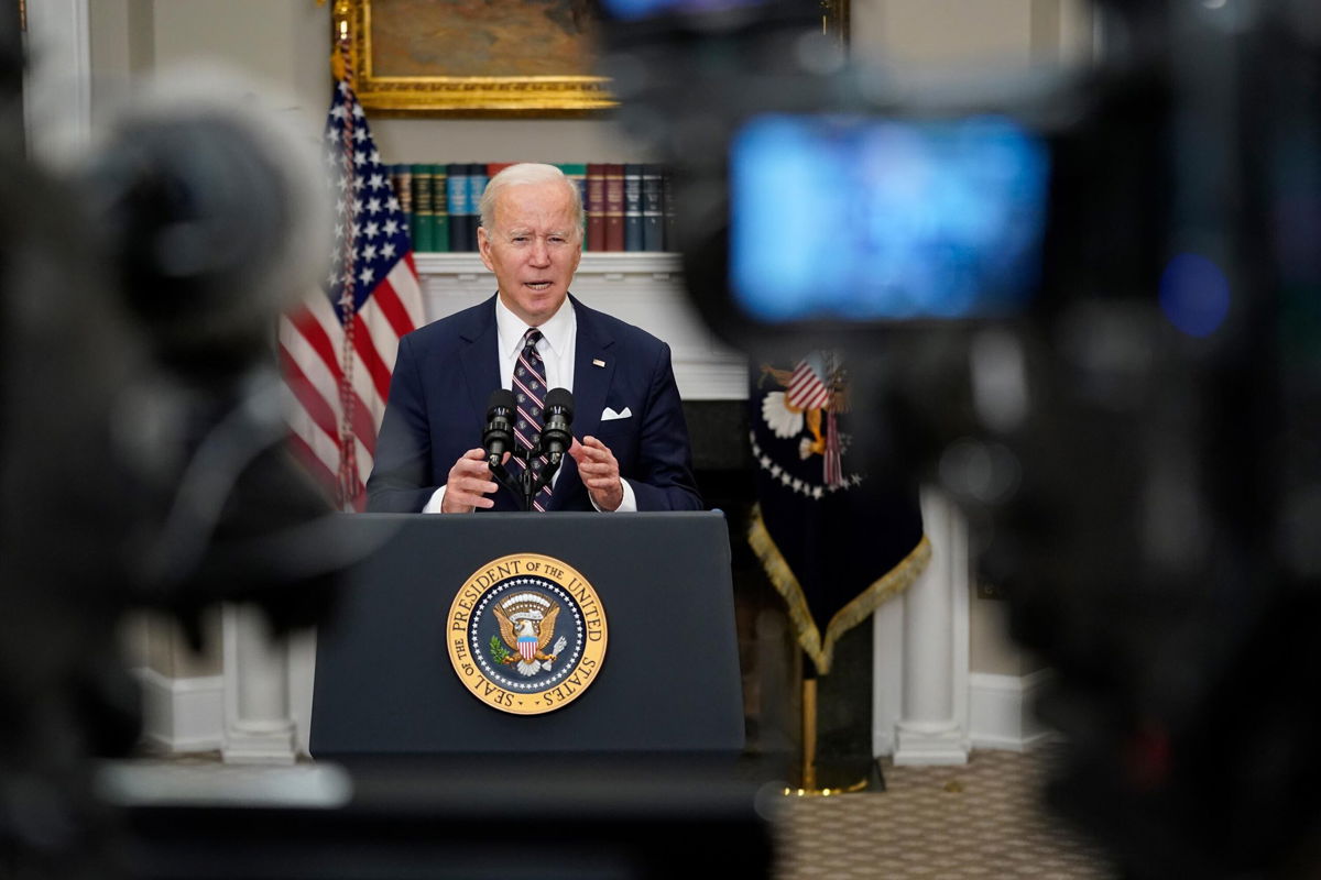 <i>Patrick Semansky/AP</i><br/>President Joe Biden told party leaders at the White House on Wednesday that he has approved a transfer of $15 million from the Democratic National Committee to help boost the efforts of the party's House and Senate campaign committees