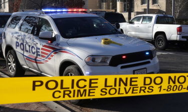 A fourth lawsuit alleges a toxic culture within the DC police department. Pictured is a DC police car on February 8.