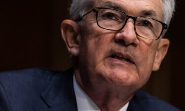 Federal Reserve Board Chairman Jerome Powell speaks during his re-nominations hearing of the Senate Banking