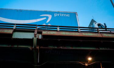Amazon and Facebook's Meta are two of the market's biggest players. A tractor-trailer carrying goods from Amazon Prime travels on the highway on December 21