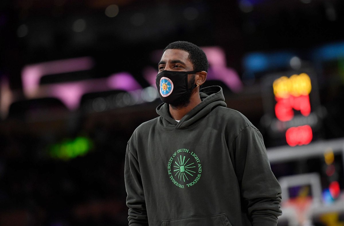 <i>Kevork Djansezian/Getty Image</i><br/>Brooklyn Nets guard Kyrie Irving has not played in any home games this season due to New York City's Covid-19 vaccine mandate.
