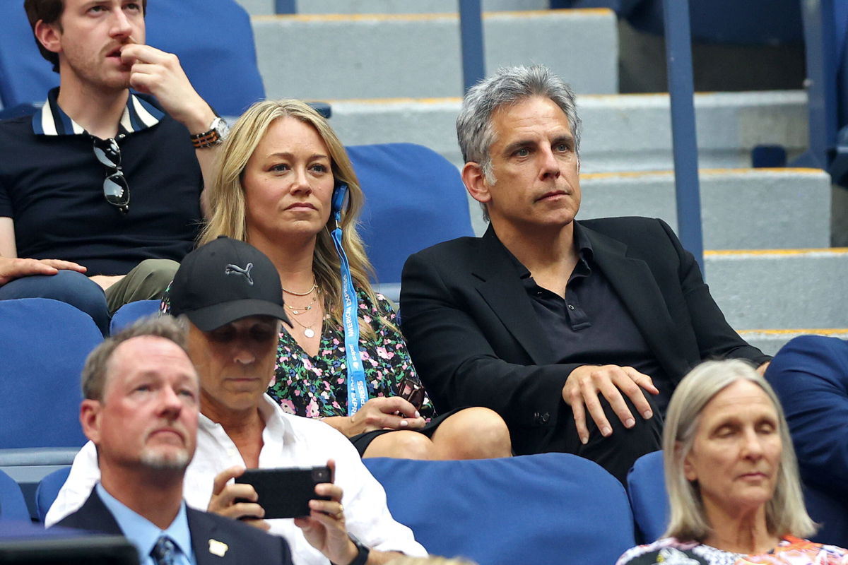 <i>Matthew Stockman/Getty Images</i><br/>Christine Taylor and Ben Stiller here in 2021 at the US Open. There were shockwaves in 2017 when Ben Stiller and Christine Taylor's marriage unraveled after 17 years.