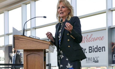 First Lady Jill Biden delivers remarks at Des Moines Area Community College