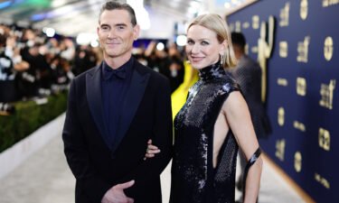 Billy Crudup and Naomi Watts are pictured at Sunday's Screen Actors Guild Awards.