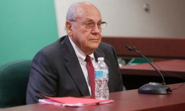 Curtis Reeves takes the stand to testify during his hearing at the Robert D. Sumner Judicial Center in Dade City