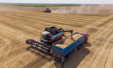 Russia and Ukraine together account for about a third of global wheat supply.