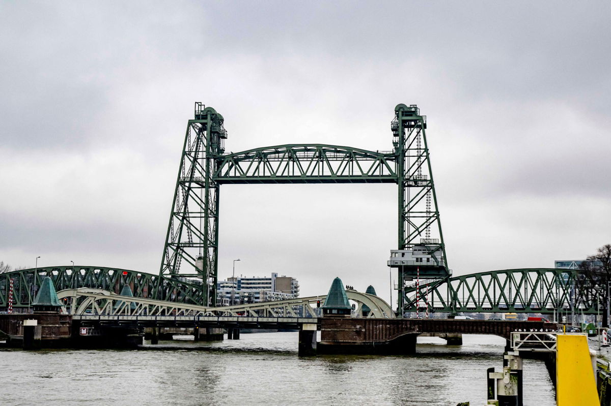 <i>Utrecht Robin/ABACA/Reuters</i><br/>The De Hef bridge in Rotterdam. Rotterdam may dismantle the historic bridge for superyacht reportedly owned by Jeff Bezos.