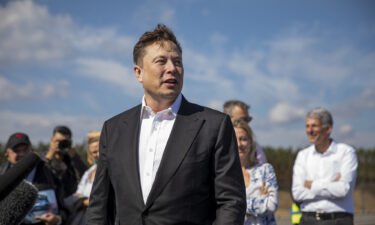 SpaceX founder and CEO Elon Musk announced Saturday that the company's Starlink internet satellites are now active in Ukraine as the country suffers power outages due to Russia's invasion. Musk is shown here at the construction of the Tesla Gigafactory near Berlin on September 3