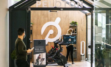 A Peloton store in Manhattan on May 5