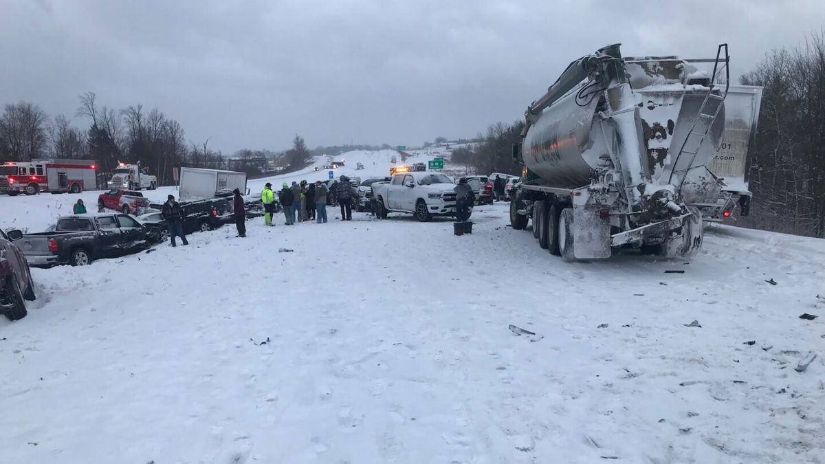 <i>Wisconsin State Patrol</i><br/>Several people were injured Friday 