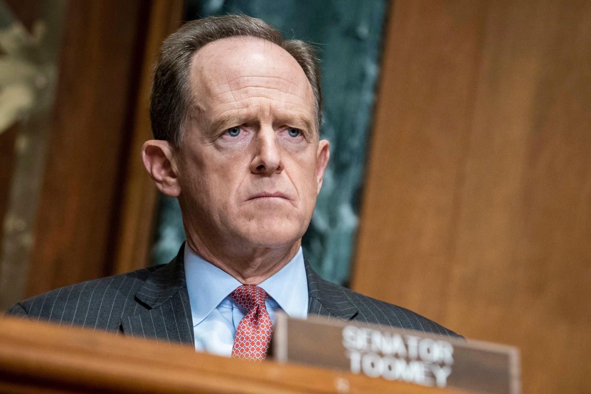 <i>Sarah Silbiger/Pool/Getty Images</i><br/>Rep. Senator Pat Toomey (R-PA) is seen here on Capitol Hill on December 10