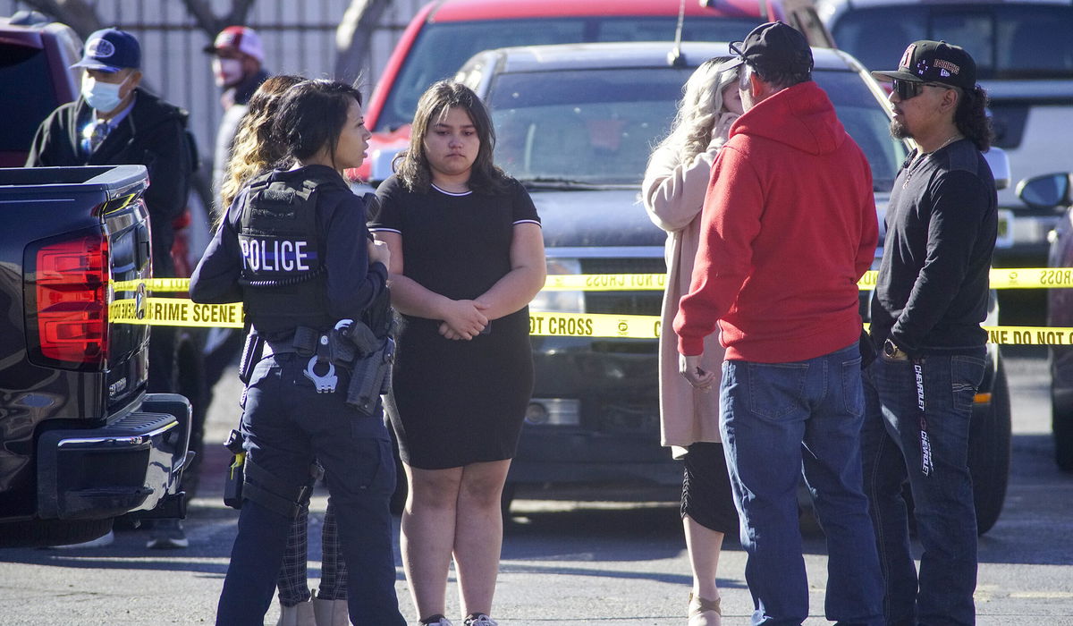 <i>Adolphe Pierre-Louis/Albuquerque Journal/ZUMA Press</i><br/>Albuquerque police responded to several stabbing scenes Sunday and a suspect is in custody.