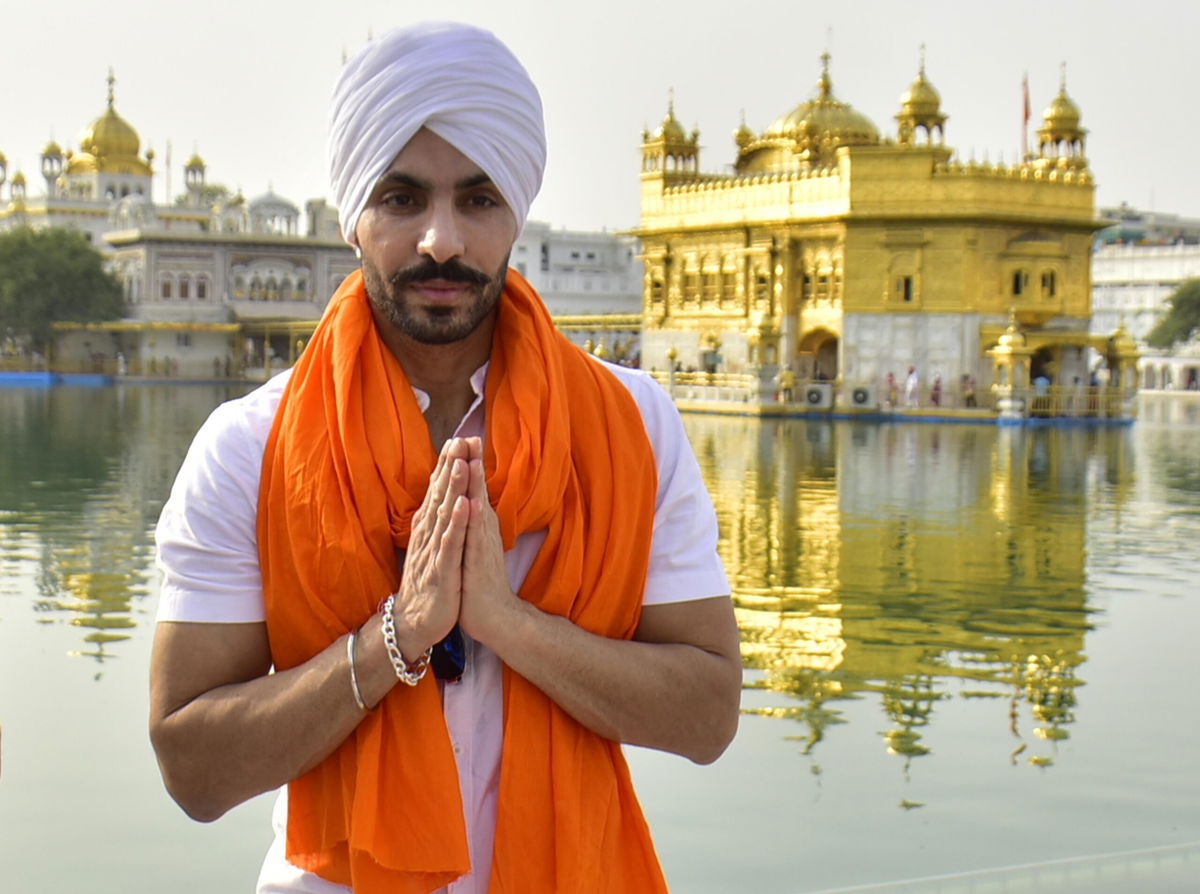 <i>Sameer Sehgal/Hindustan Times/Getty Images</i><br/>Indian actor and activist Deep Sidhu