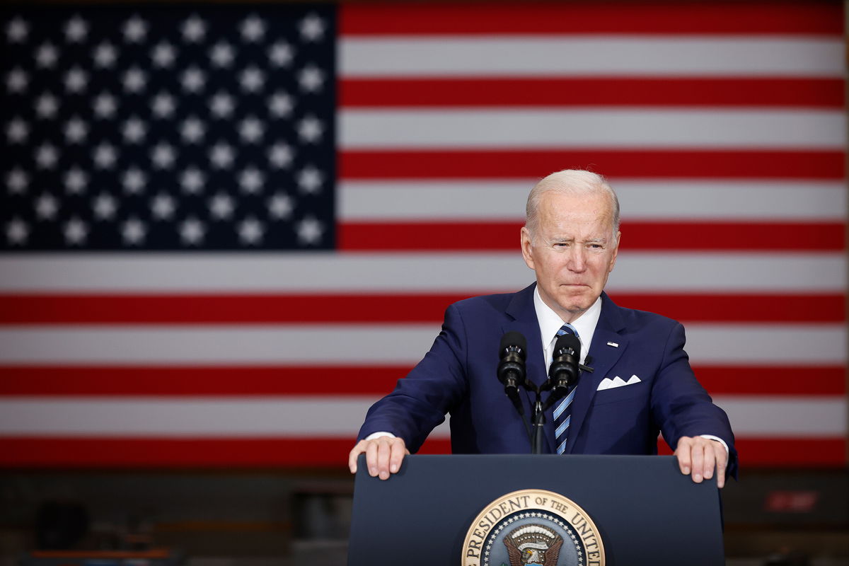 <i>Chip Somodevilla/Getty Images</i><br/>President Joe Biden mourned Friday the 900