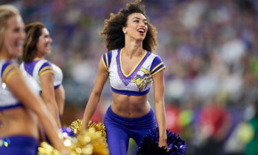 The Vikings cheerleaders have since introduced new uniforms with leggings and athletic tops.