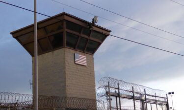 A Guantanamo detainee will be transferred to a mental health facility in Saudi Arabia. Pictured is the Guantanamo Naval Base in Cuba