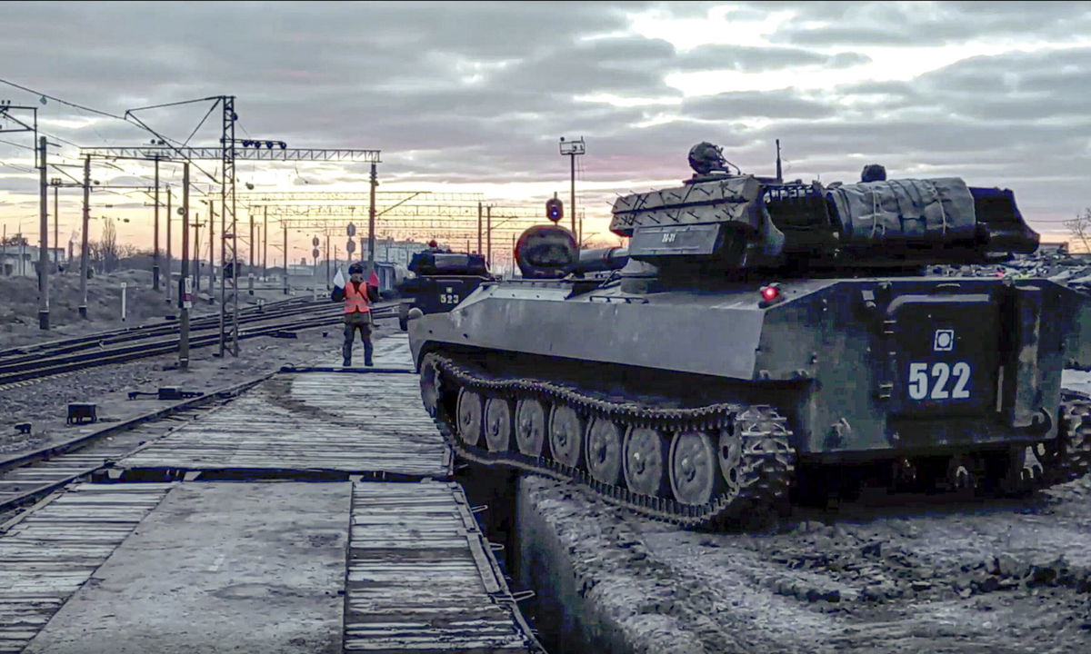 <i>AP</i><br/>In this photo taken from video provided by the Russian Defense Ministry Press Service on Tuesday