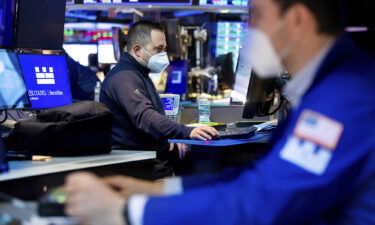 Specialists work on the trading floor