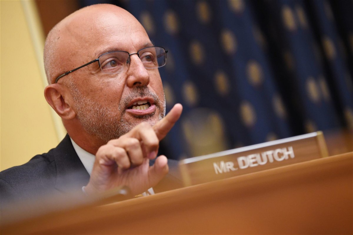 <i>KEVIN DIETSCH/AFP/POOL/Getty Images</i><br/>Florida Rep. Ted Deutch announced on Monday he will not seek reelection in November. Deutch is shown here in Washington in September 2020.