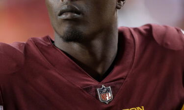 Deshazor Everett walks off the field after the NFL preseason game between Washington and the Cincinnati Bengals at FedExField on August 20