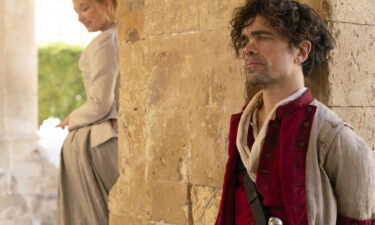 Haley Bennett and Peter Dinklage in 'Cyrano.'