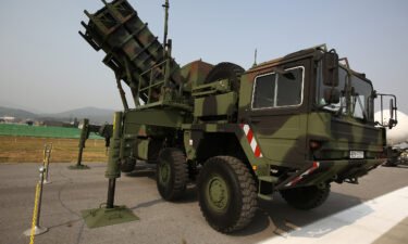 The United States approves a $100 million missile defense sale to Taiwan. Pictured is an MIM-104 Patriot surface-to-air missile system at Seoul Airport in Seongnam